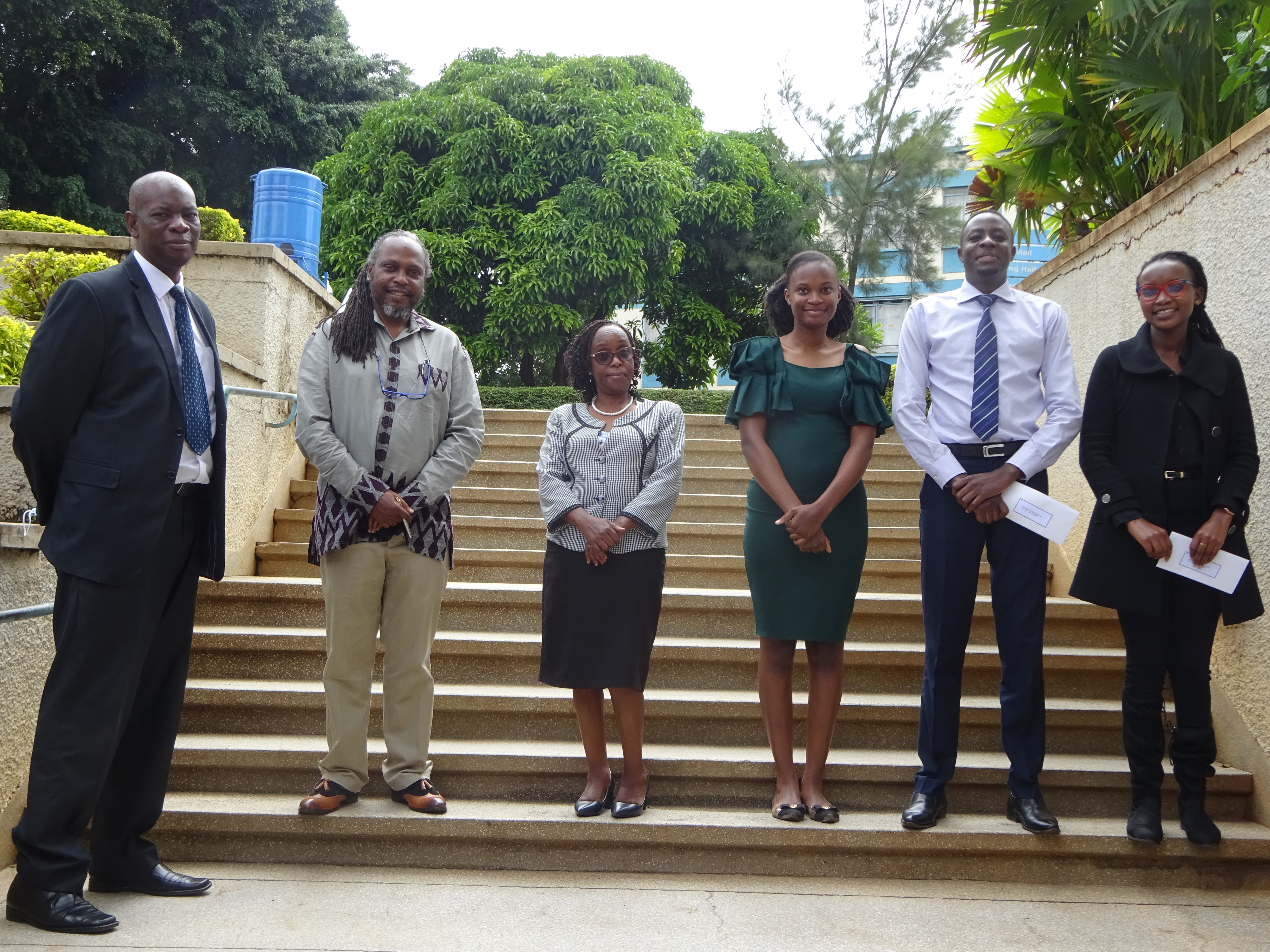 DEAN MEETS AWARDEES OF TONY M’MAITSI MEMORIAL AWARD