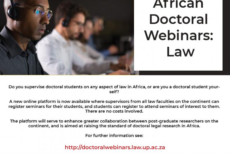 Doctoral webinar