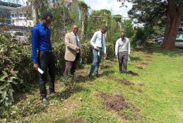 School of Law prepares for tree planting exercise to be held on 18 May 2021